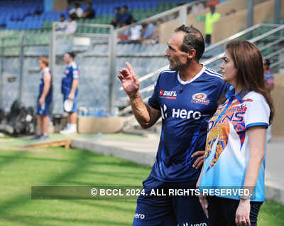 Nita Ambani at IPL practice session