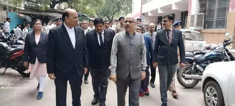 CJ Sinha inspects Raipur courts, pushes for faster case disposal