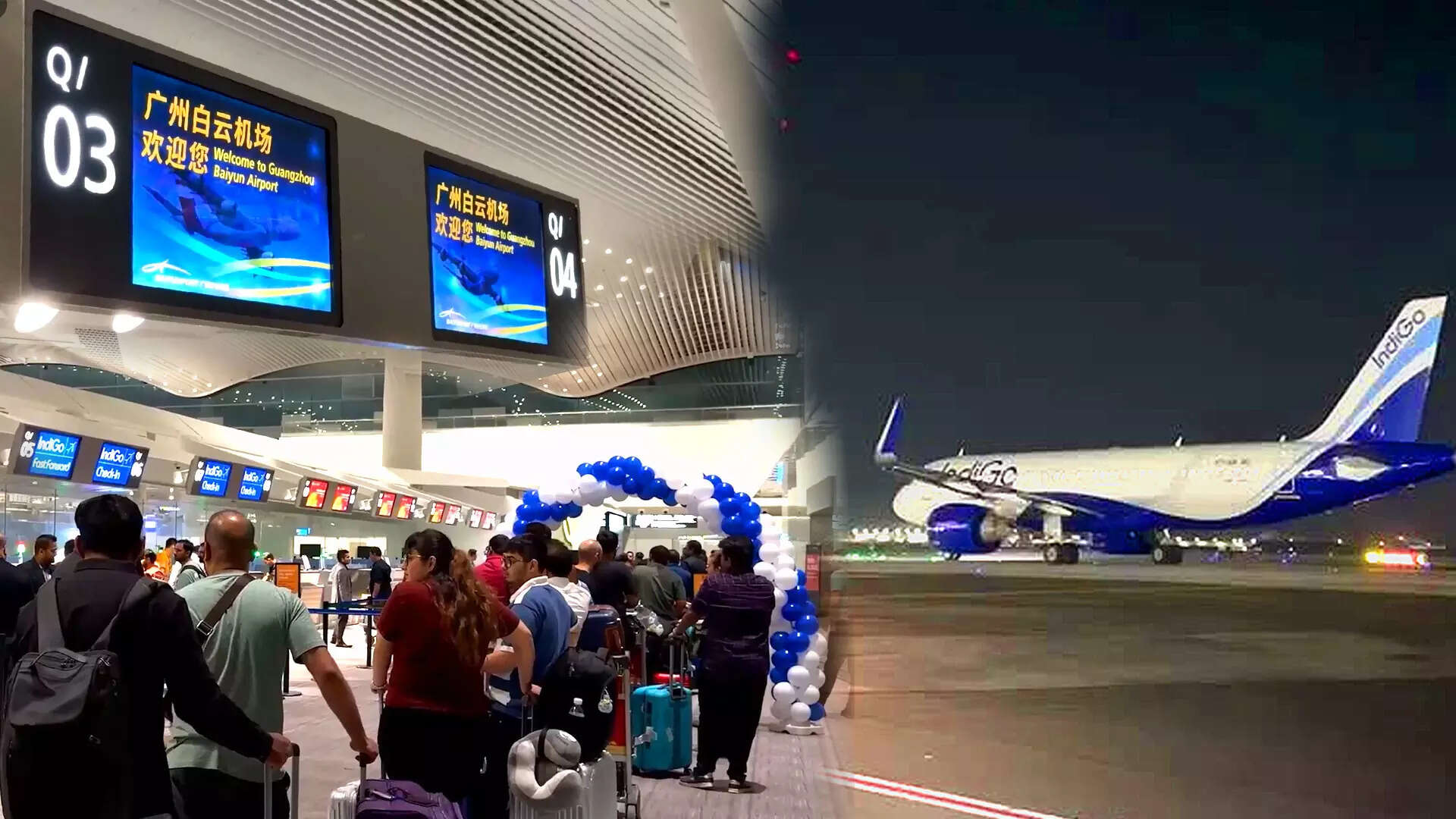 Airport Rush in Guangzhou as First India Flight Lands in China After Five Years of Suspension