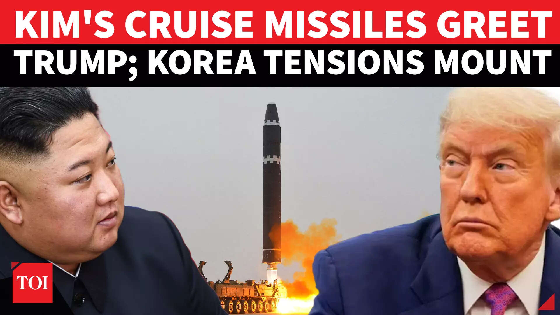 Hours Before Trump Arrival, North Korea Test-Fires Cruise Missiles | APEC Summit