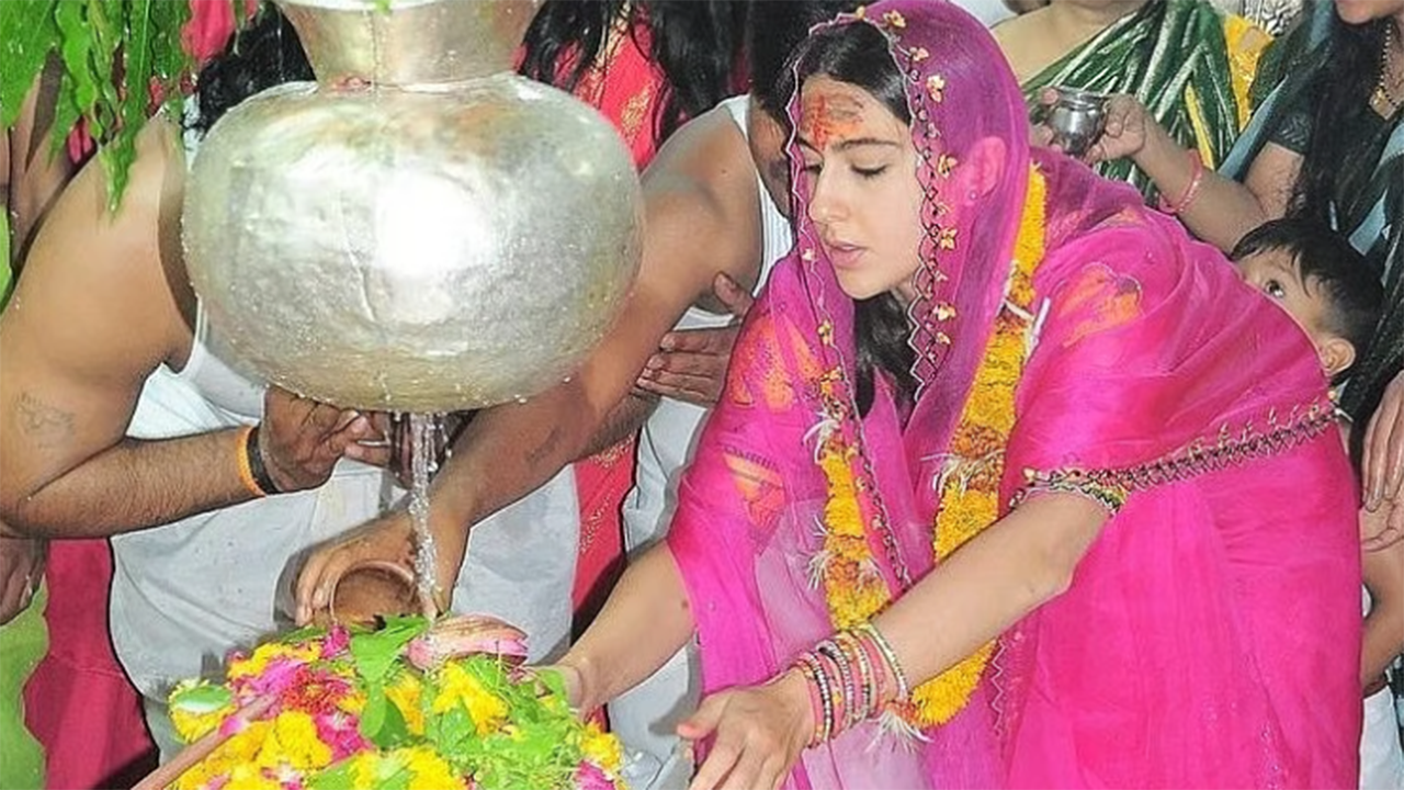 Sara Ali Khan’s spiritual travel diaries reflect her deep sense of faith and wanderlust