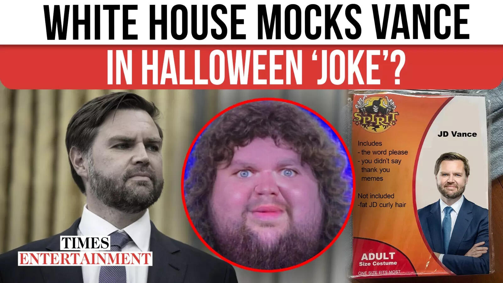 JD Vance Mocked In White House Post: Internet Loses It Over Halloween Post | WATCH