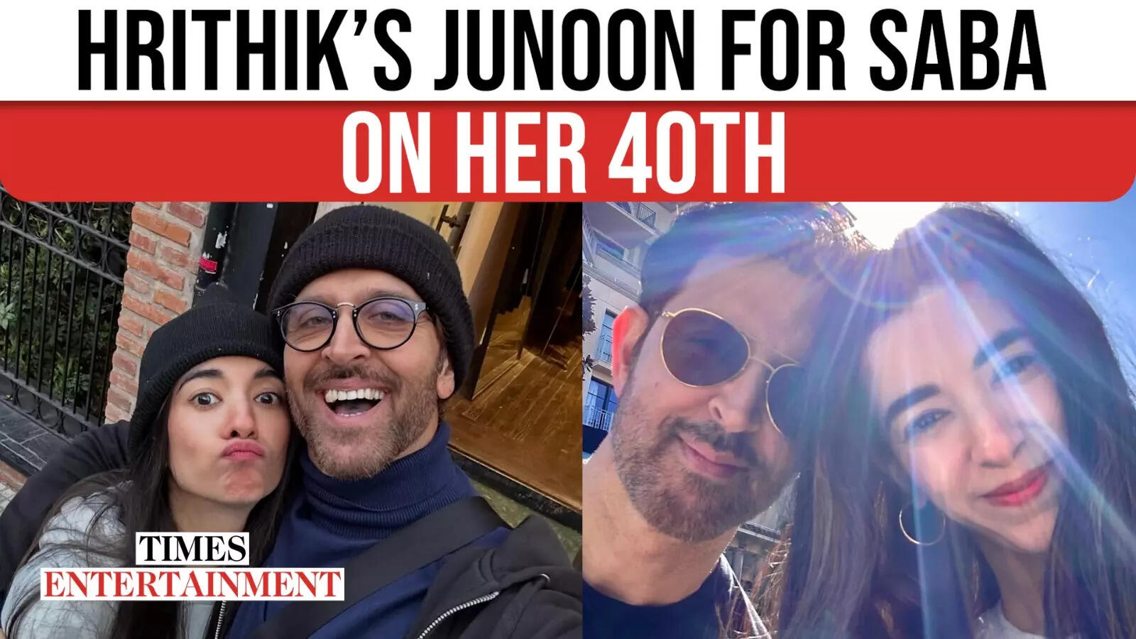 Hrithik Roshan Celebrates Saba Azad’s 40th Birthday Via Sweet Post On Social Media!