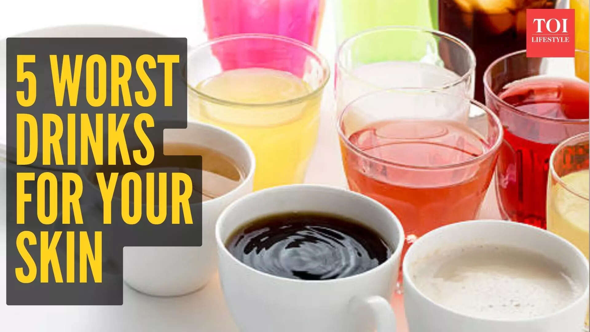 5 beverages that secretly damage your skin