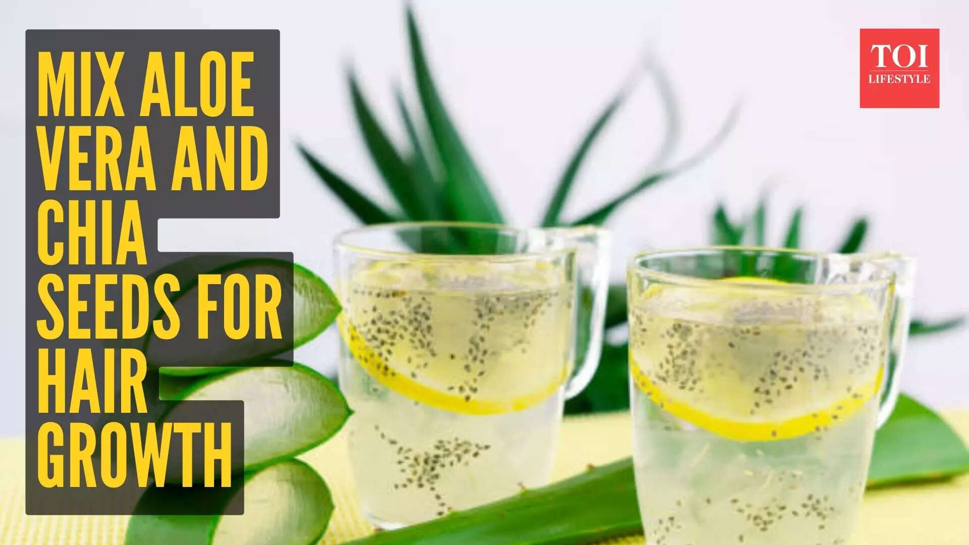 How to use aloe vera and chia seeds together for hair growth