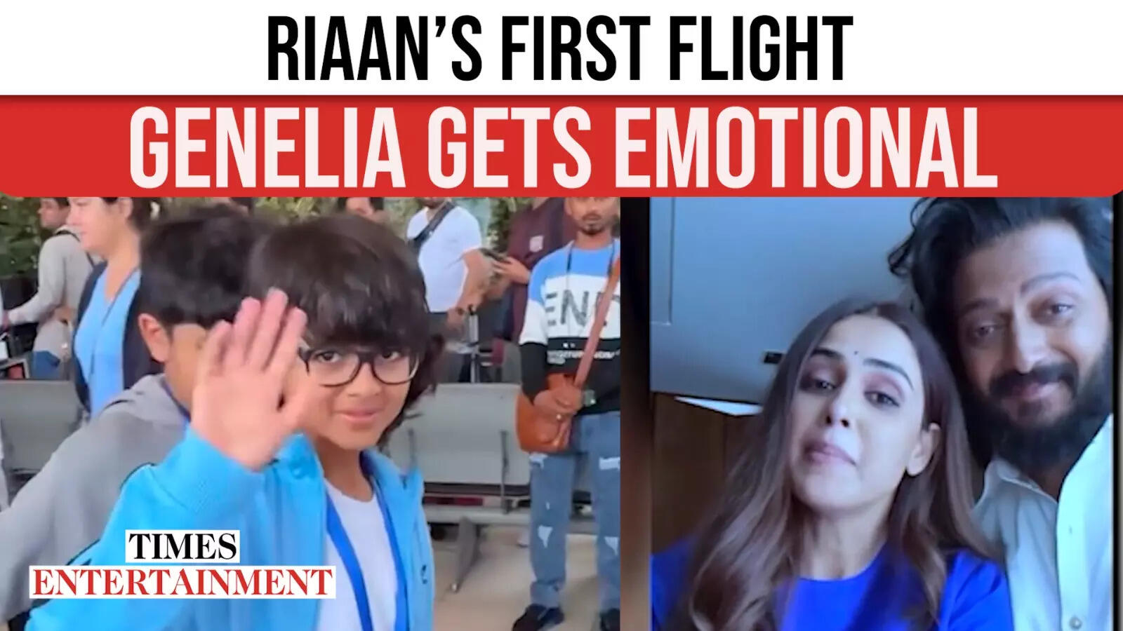 Genelia Deshmukh Tears Up As Son Riaan Takes His First Solo Flight