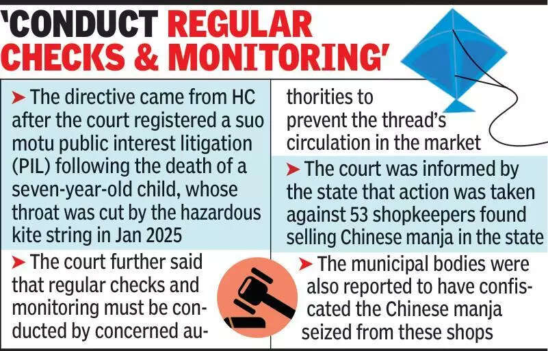 Ban with no strings attached? HC pulls up govt over manjha deaths