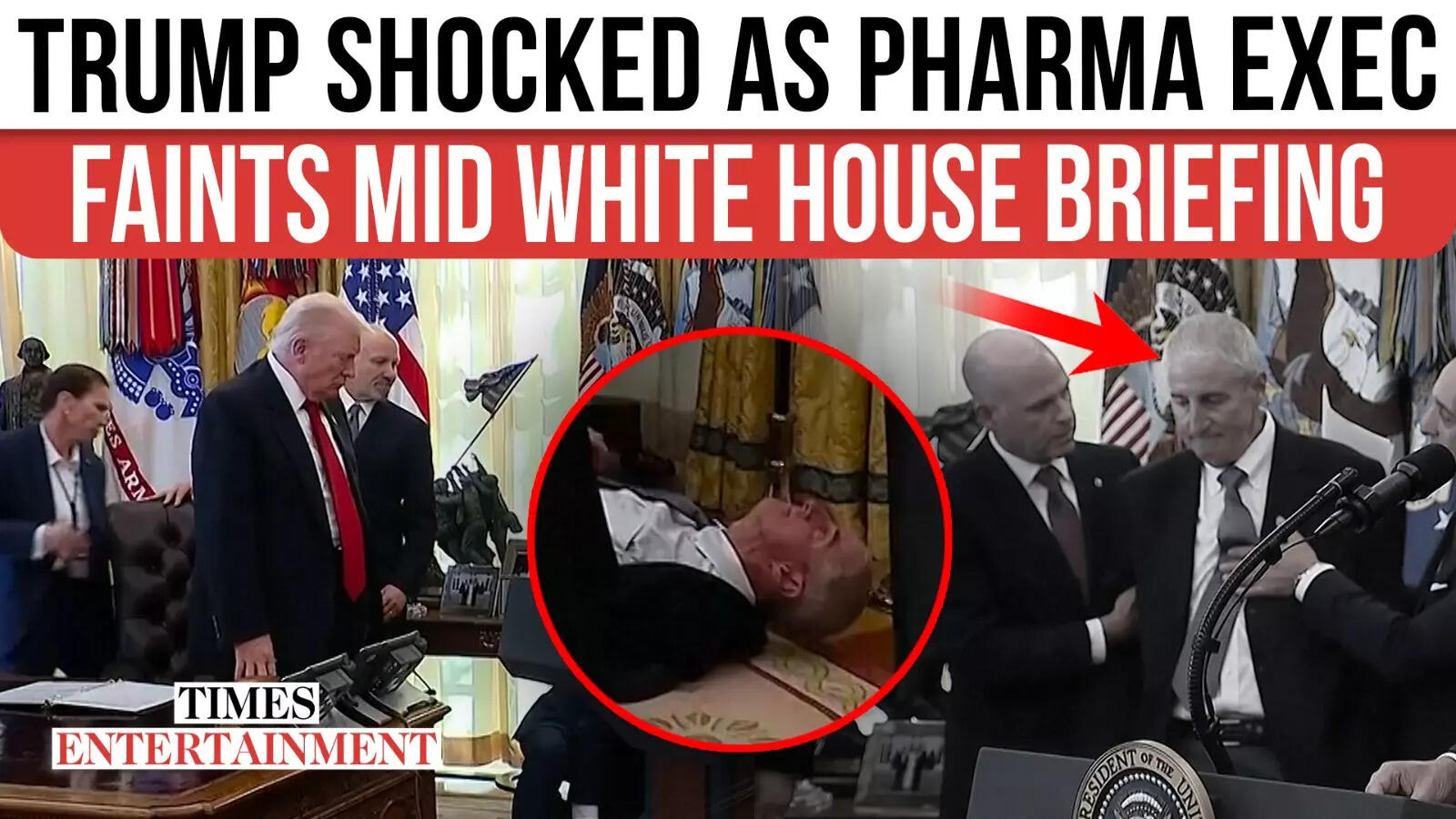 Panic At White Home: Pharma Govt FAINTS Throughout Trump’s Weight problems Drug Announcement | WATCH