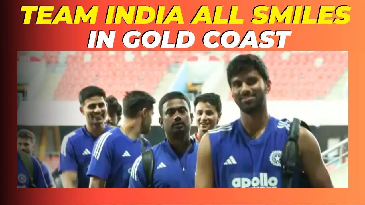 India cricketers look very happy after win over Australia | Visuals from ground