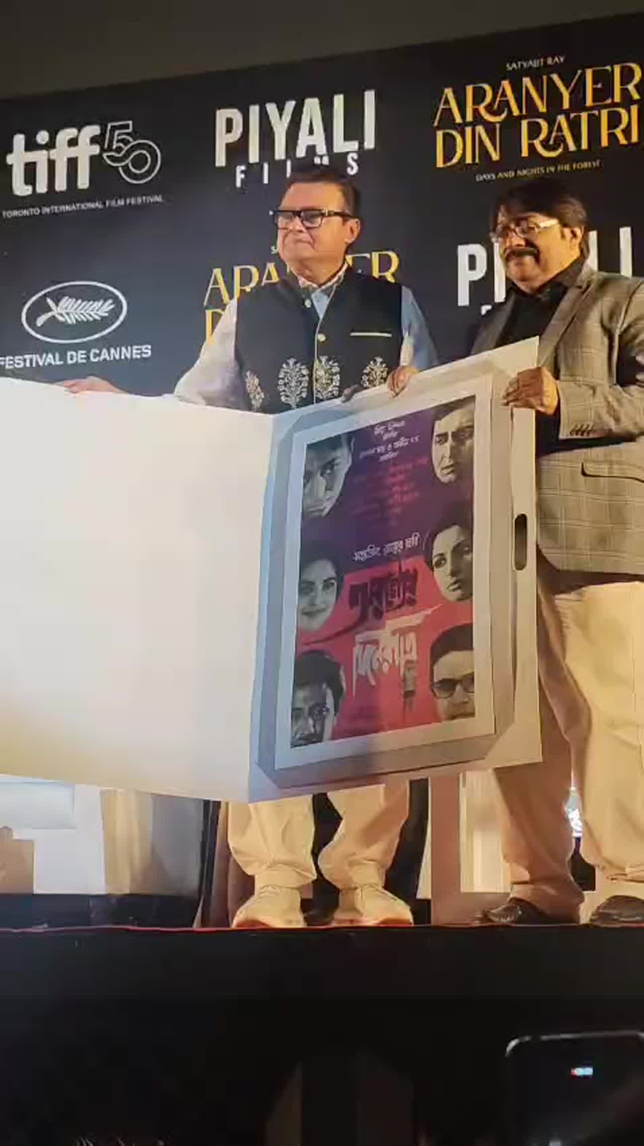 Actor Saswata Chatterjee spotted at Priya Cinemas