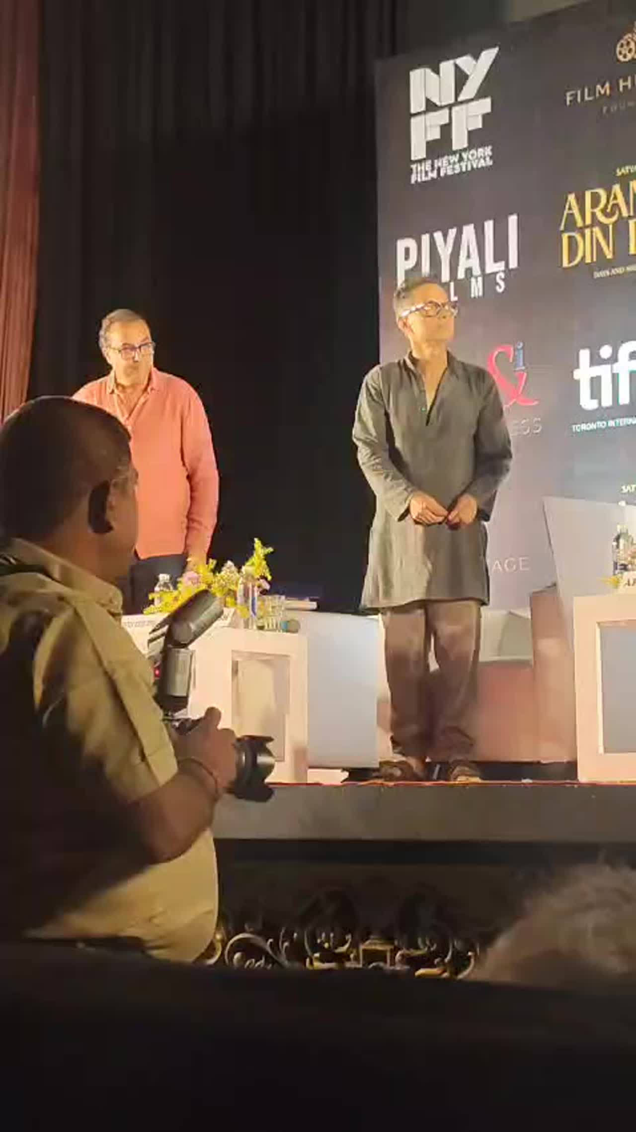 Director Sujoy Ghosh spotted at Priya Cinemas