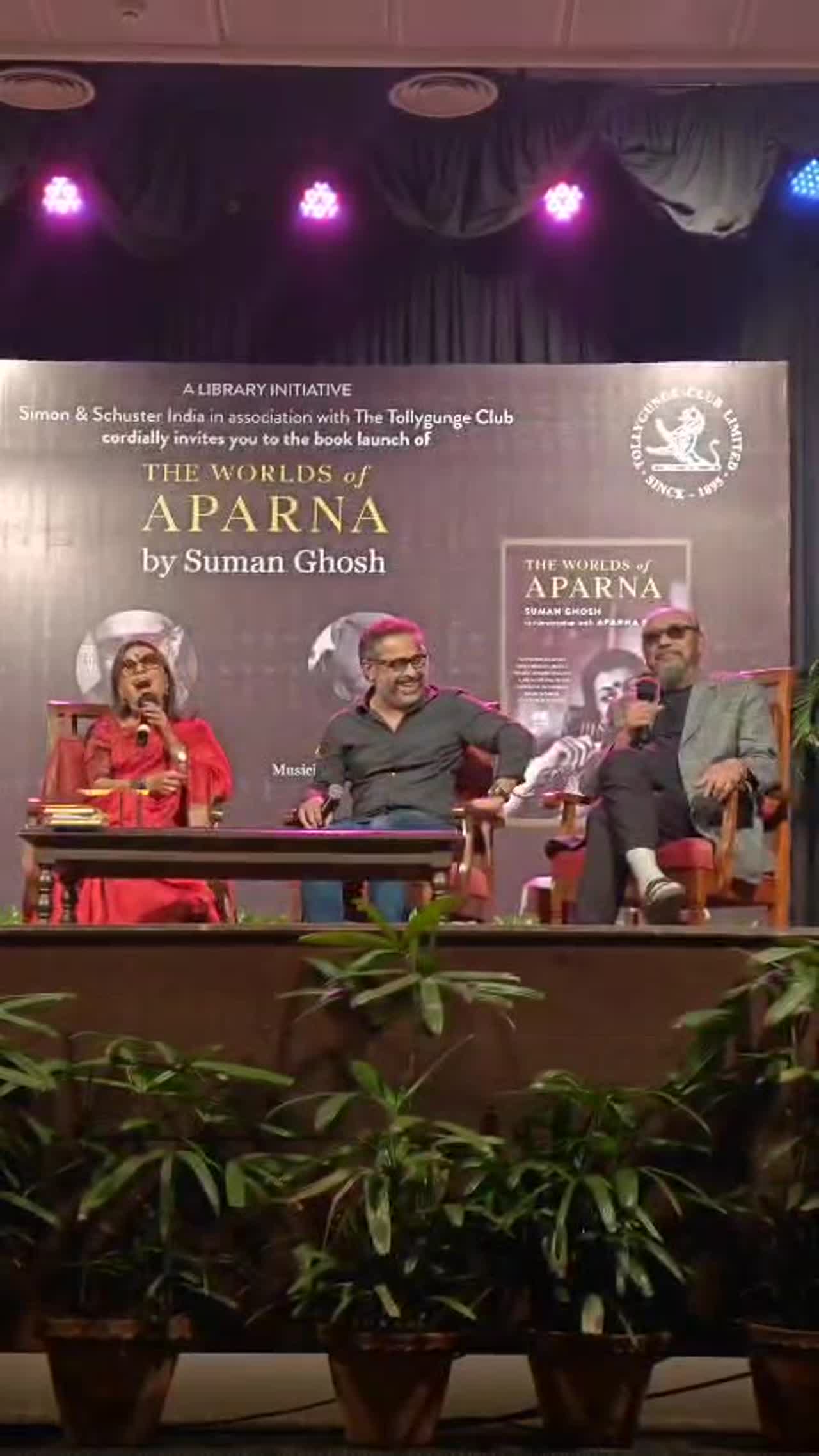 Directors Aparna Sen, Suman Ghosh and Anjan Dutt spotted at an event in Kolkata