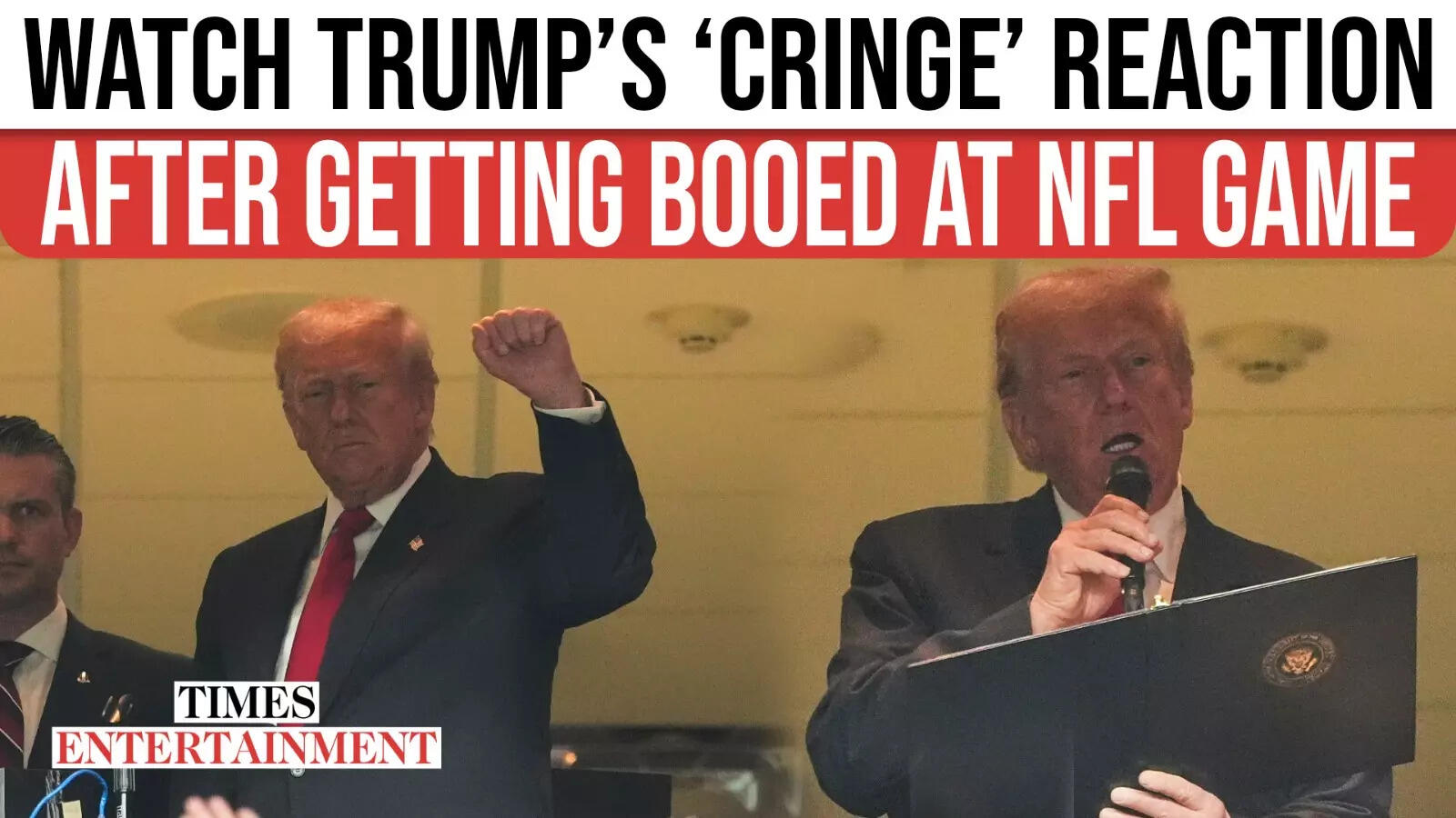 Trump’s Embarrassing On-Cam Response to Boos at NFL Recreation Sparks Large Buzz | WATCH