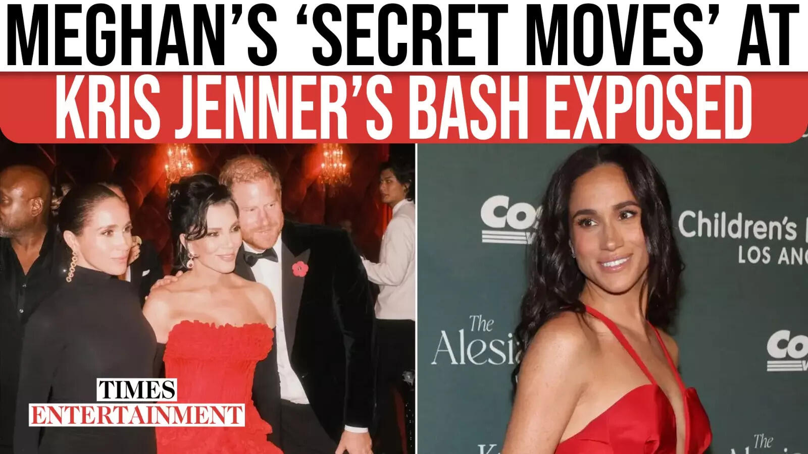 ‘Determined’ Meghan? Markle Caught ‘Clinging’ to Energy Gamers at Kris Jenner’s Celebration | WATCH