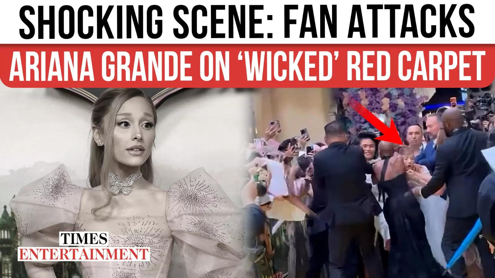 Purple Carpet CHAOS: Fan Grabs Ariana Grande At ‘Depraved’ Premiere Earlier than Being Dragged Away