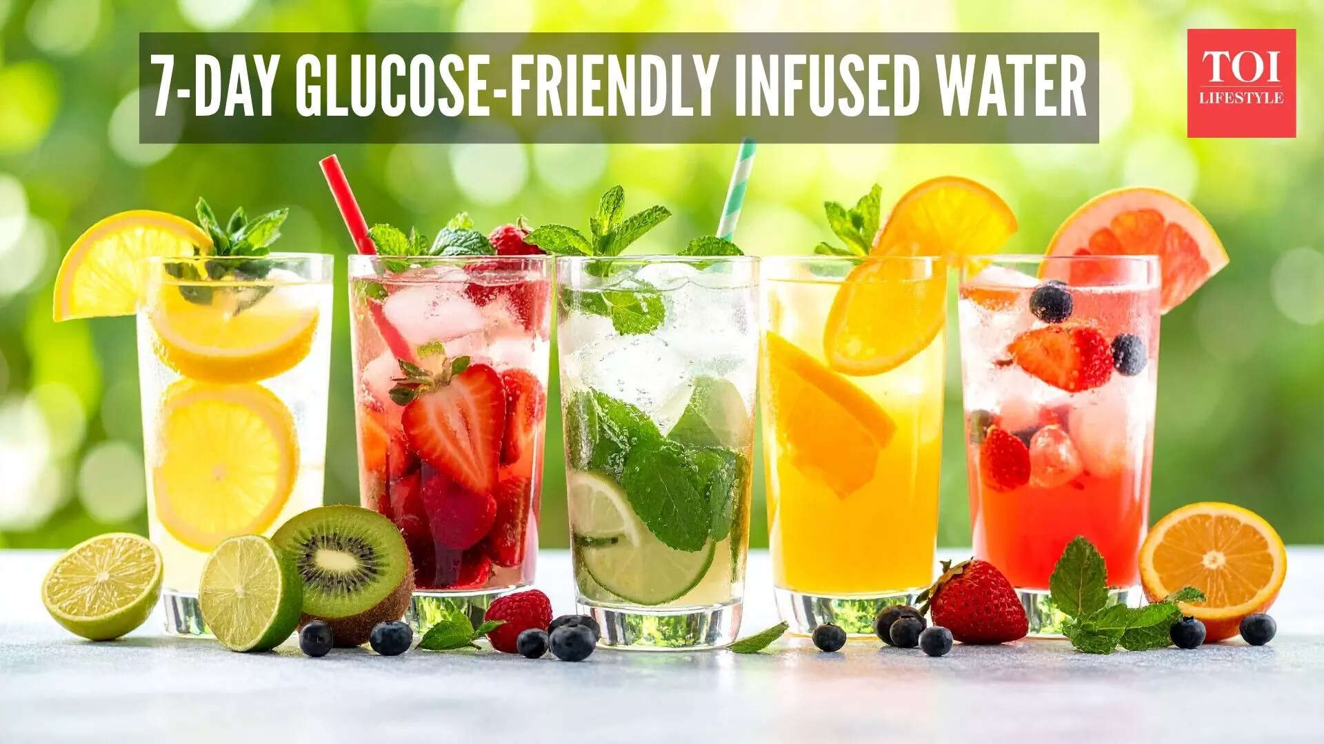 7-day infused water challenge that will reduce blood sugar levels