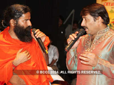 Ramdev, Manoj @ Product launch