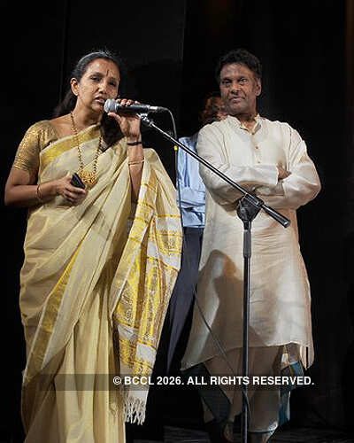 Kaushalya Reddy and Raja Reddy during anniversary celebrations of Natya ...