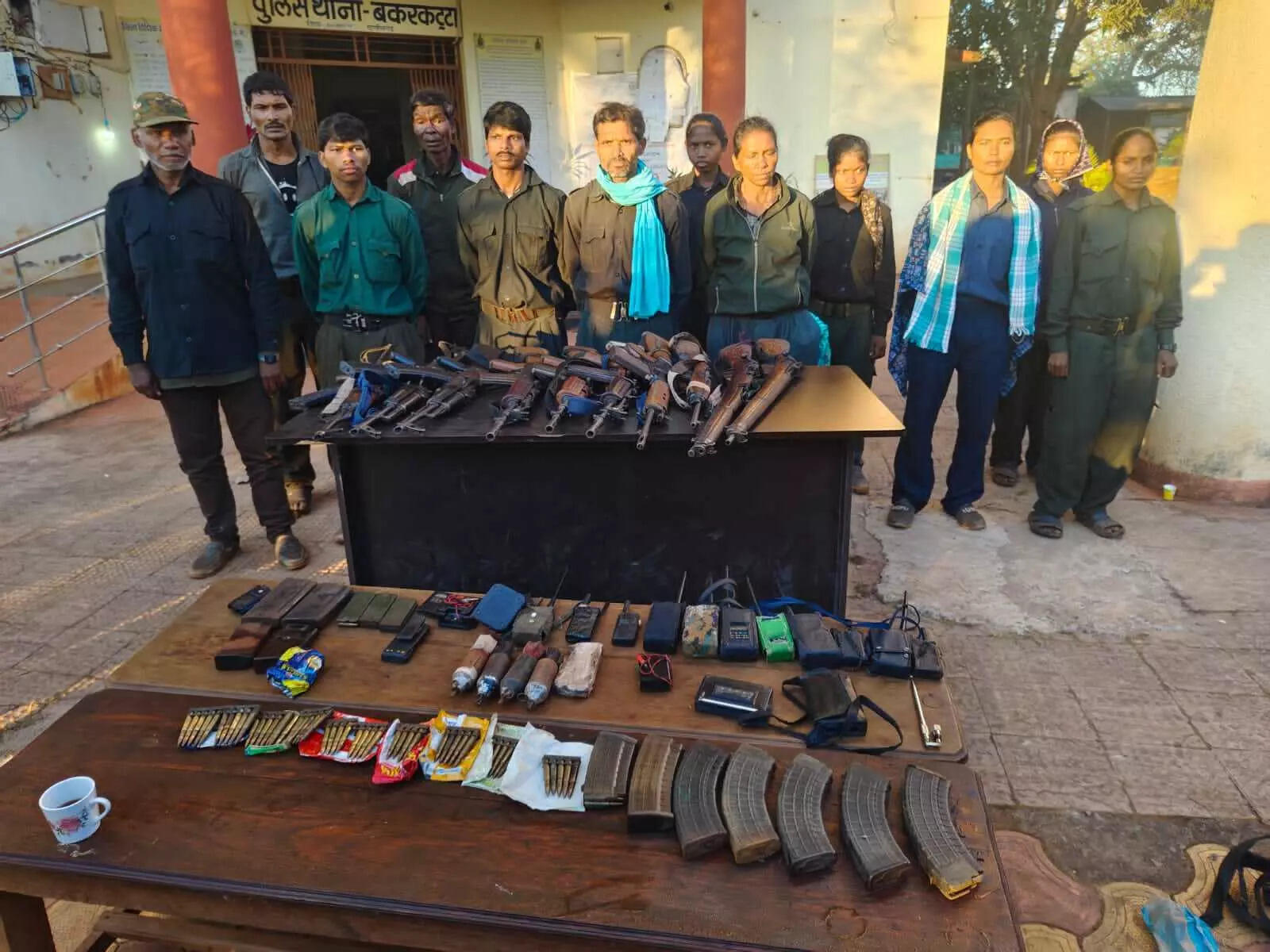 Top CPI (Maoist) central committee commander Ramdher Majji surrenders with 11 cadres in Chhattisgarh