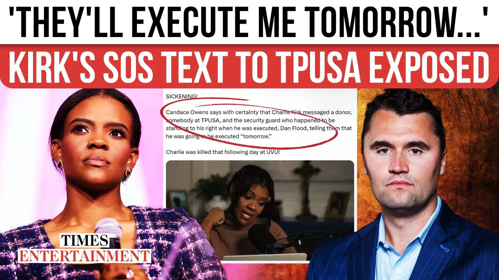 'Execute Tomorrow...': Candace Owens Claims Charlie Kirk Sent Alarming Texts Before Assassination