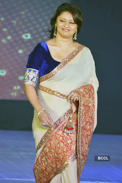 Pallavi Joshi walks the ramp during Manish Malhotra show at the launch