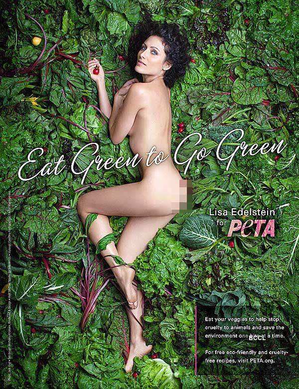 Celebs pose for PETA