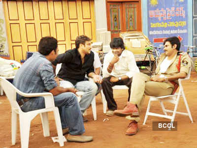 On the Sets: 'Gabbar Singh'