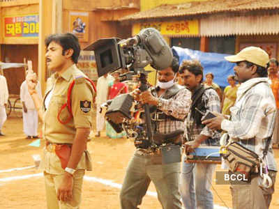 On the Sets: 'Gabbar Singh'