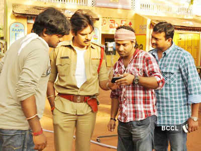 On the Sets: 'Gabbar Singh'