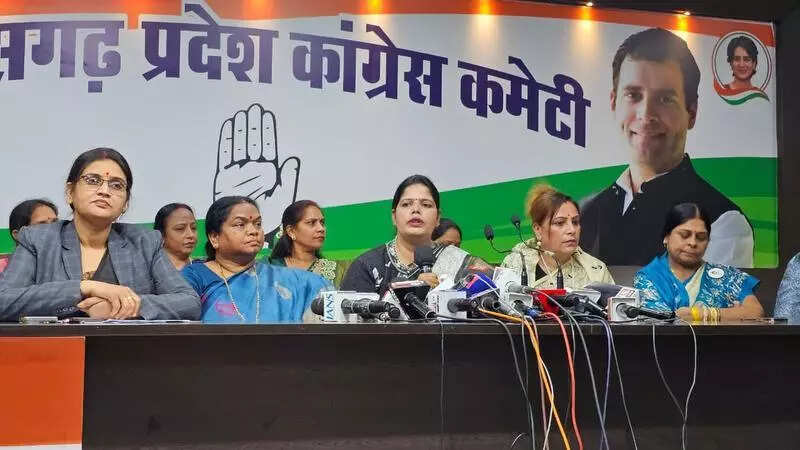 &lsquo;A woman is targeted every three hours&rsquo;: Mahila Cong slams govt