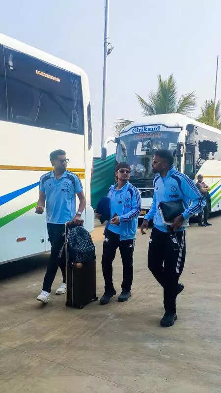 Excitement grips Raipur as India & New Zealand teams land ahead of second T20I