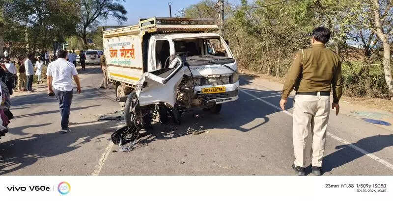 Three of family among 4 dead in bike-tempo collision in Nuh