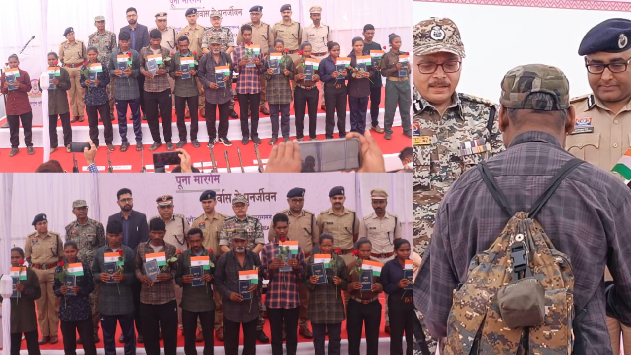 15 armed Maoists, including senior leader surrender in Chhattisgarh's Mahasamund