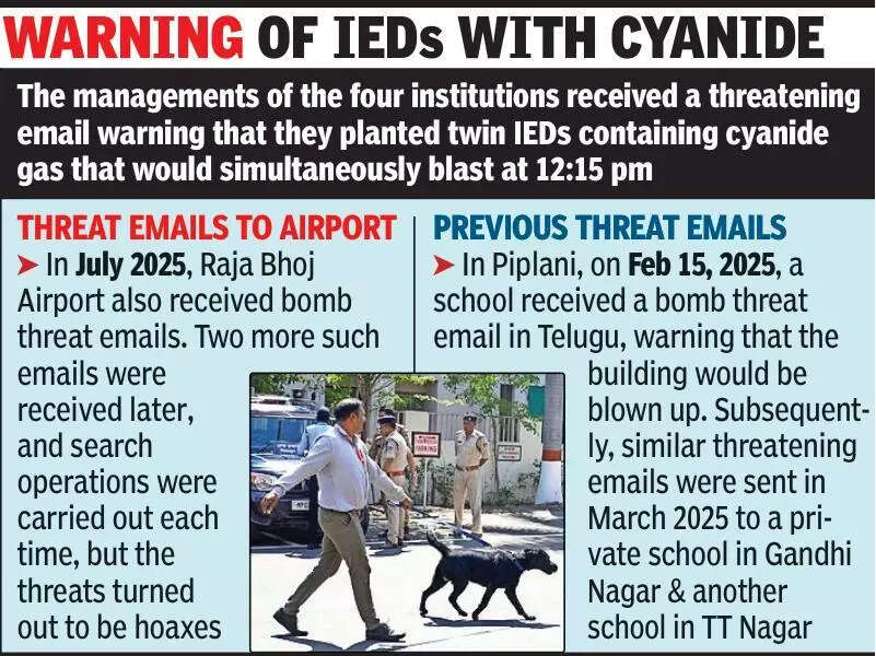 At once, 4 places get &lsquo;hoax&rsquo; bomb threats