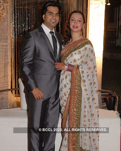 Reception bash of Sephora and Trilochan