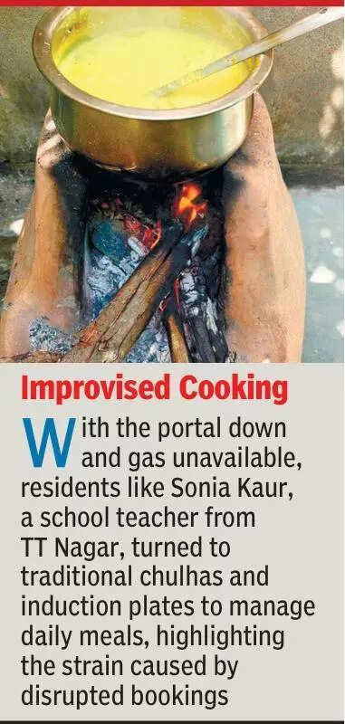 Chulha to induction: Households struggle amid booking chaos