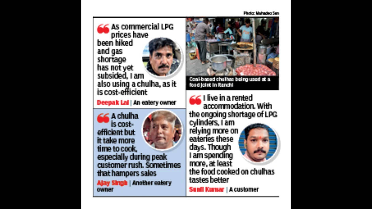 Ranchi eateries embrace coal chulhas: Cheaper fuel, better taste, growing demand