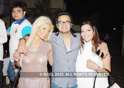 'Absolut' vodka night party