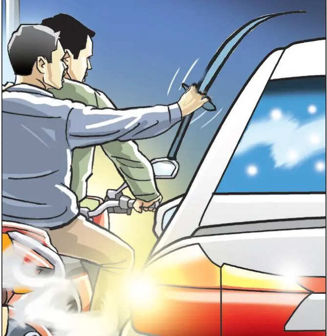 2 attacks by &lsquo;gangs&rsquo; in Gautam Nagar: Cars vandalised, 1 hurt