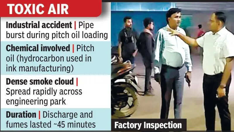 Chemical leak at Bhilai unit engulfs area in thick smoke
