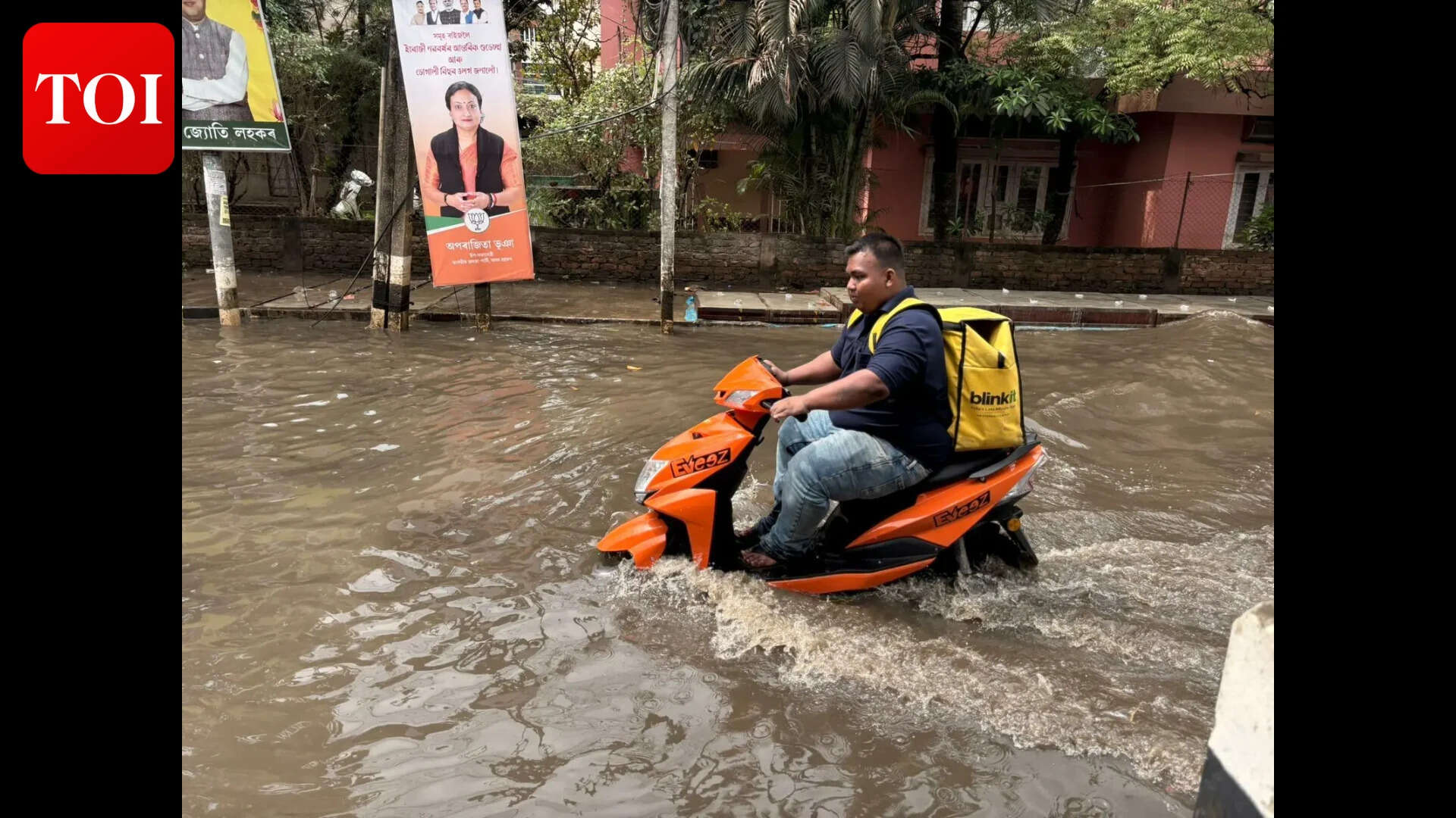 Guwahati faces waterlogging & traffic disruptions after heavy rain