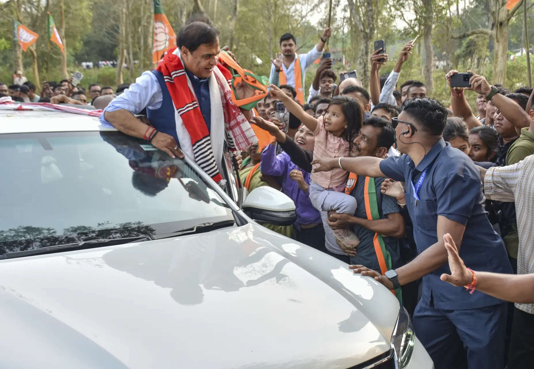 CM rallies Nazira, hints at 63 new seats under women&rsquo;s quota