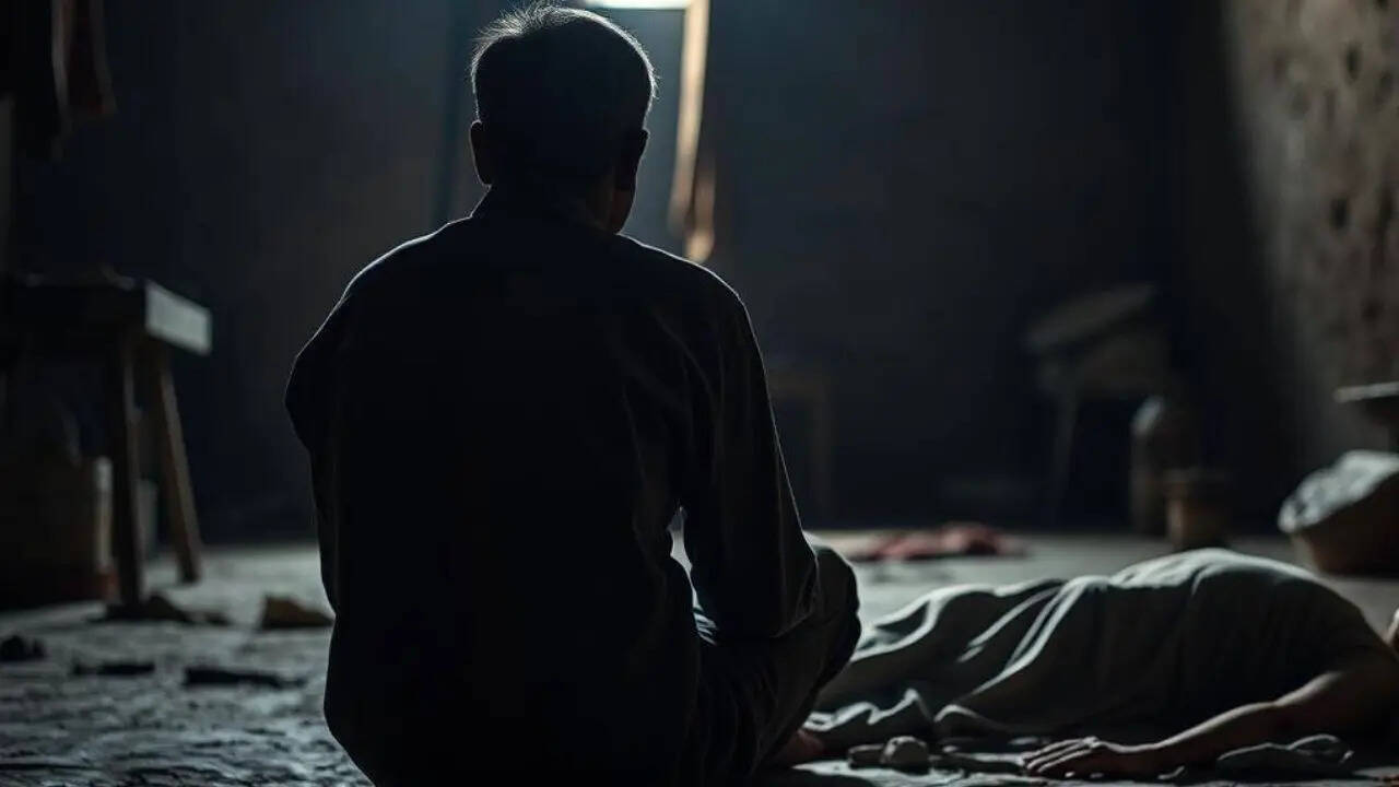 Madhya Pradesh man kills 2nd wife over suspected affair, sleeps beside body with kids