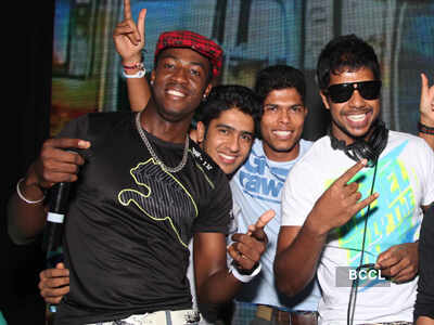 Cricketers @ Kingfisher Livewire bash