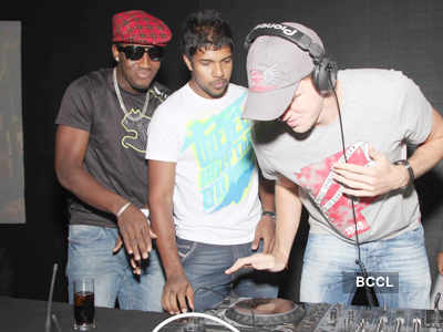 Cricketers @ Kingfisher Livewire party