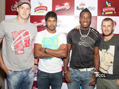Cricketers @ Kingfisher Livewire party