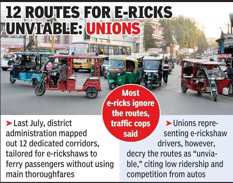 E-rick &lsquo;ban&rsquo; still on paper as commuters negotiate chaos