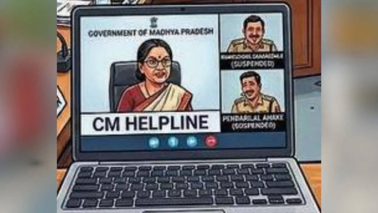 2 ASIs suspended for laughing, chewing paan during CM Helpline review meet in Madhya Pradesh