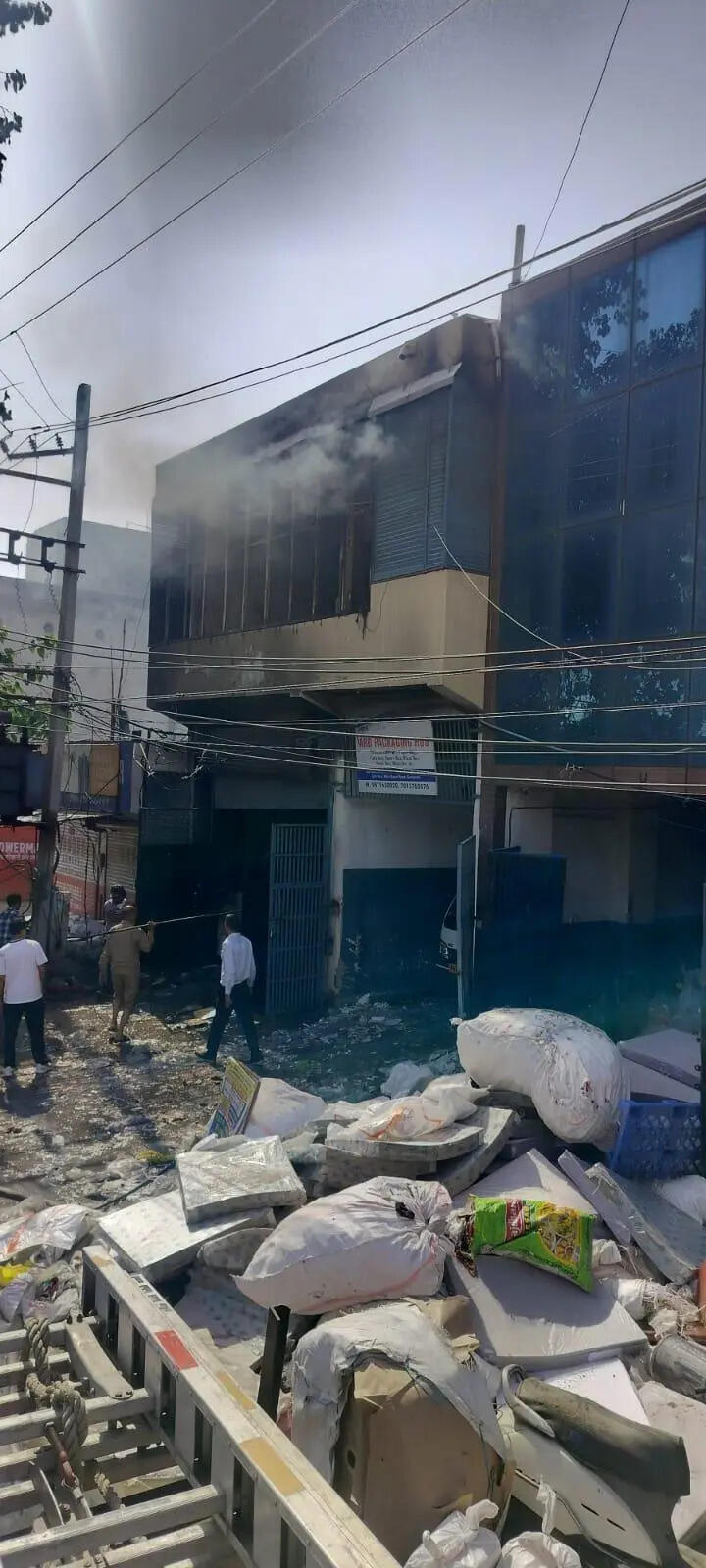 Fire at packaging unit on Basai Road doused in an hour, no casualties