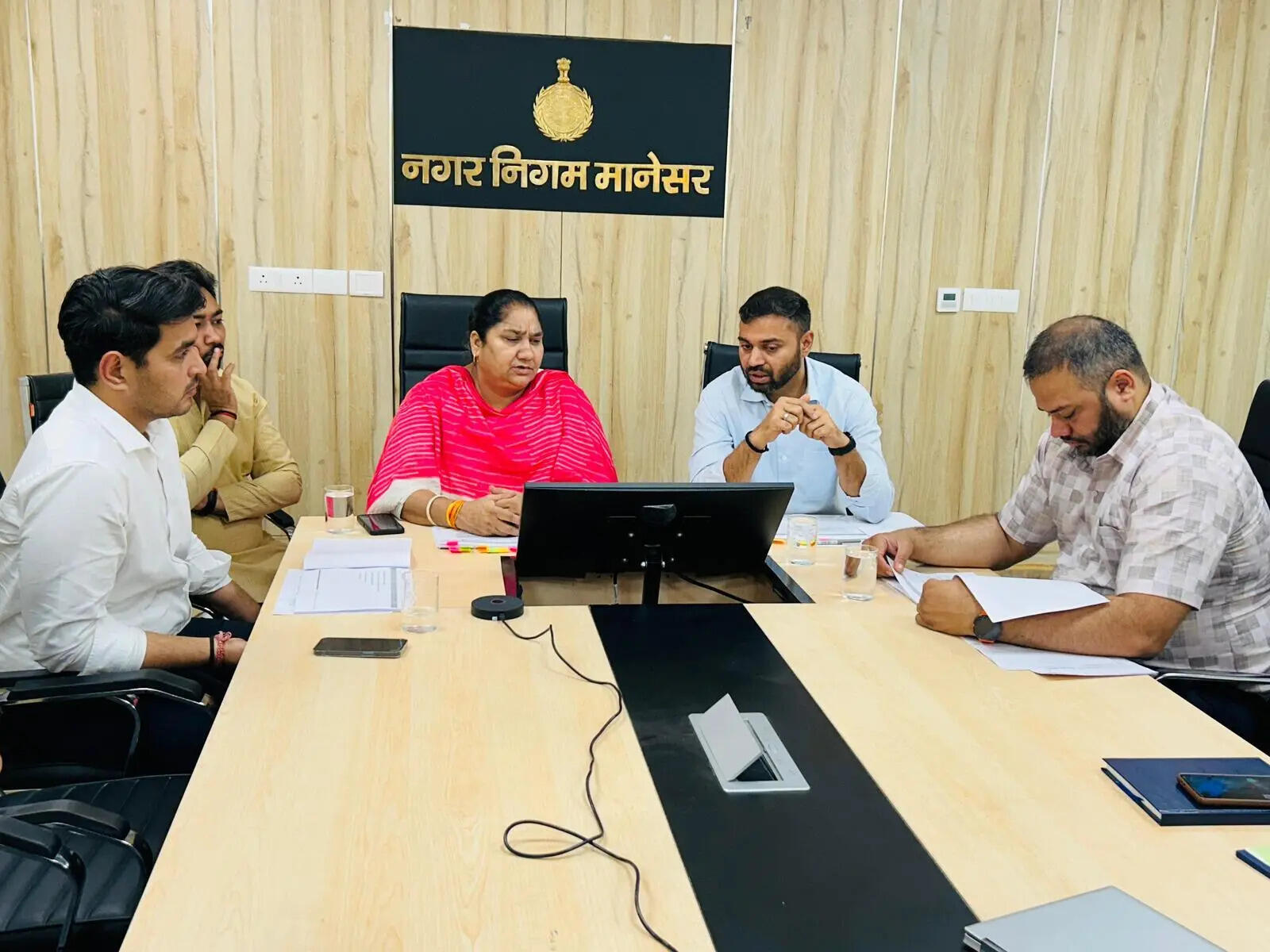 MLA reviews Manesar works, pushes for monsoon readiness and infra expansion